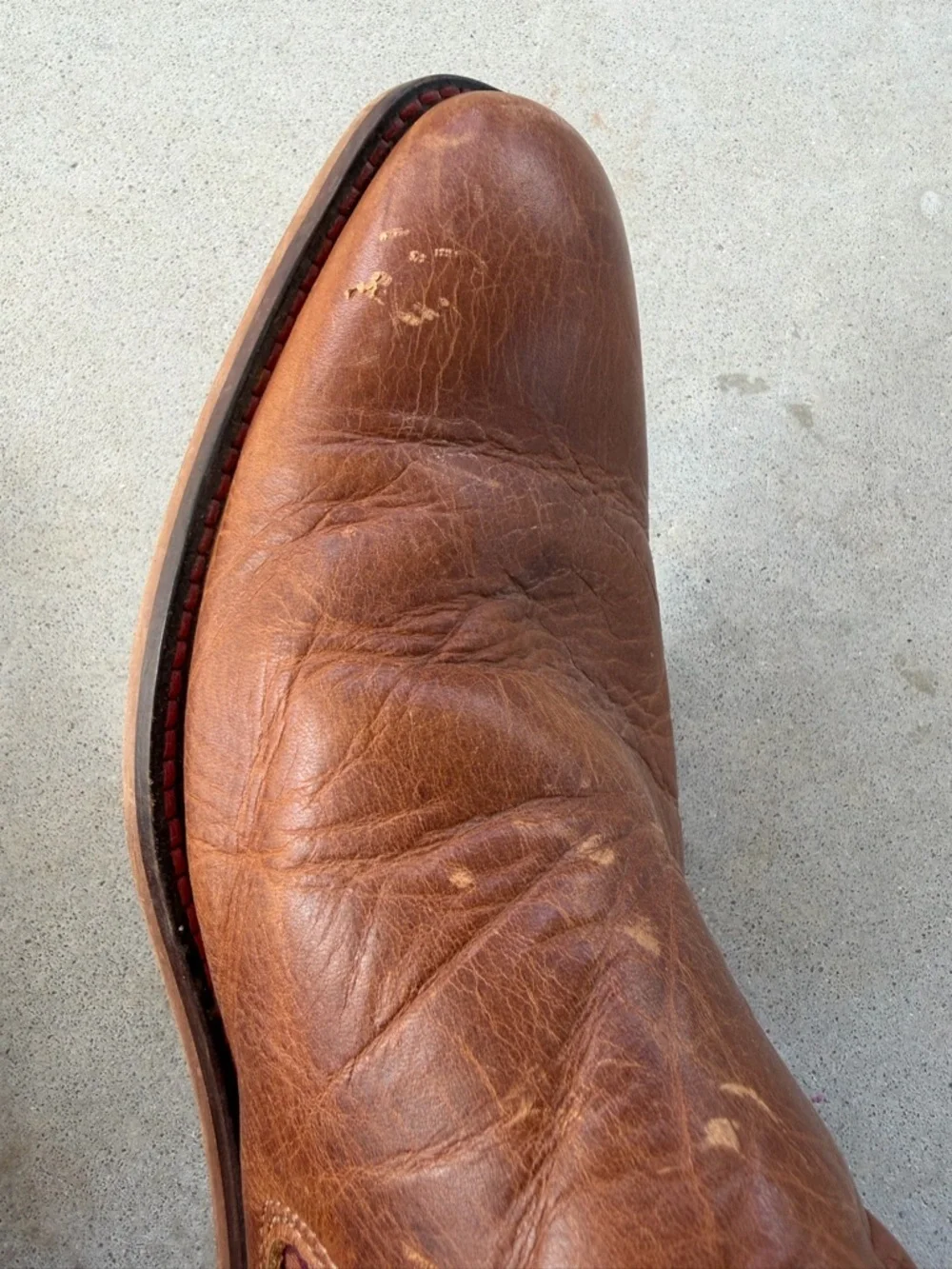Bull Boxer Brown Leather Ankle Chelsea Boots Men’s Size 9